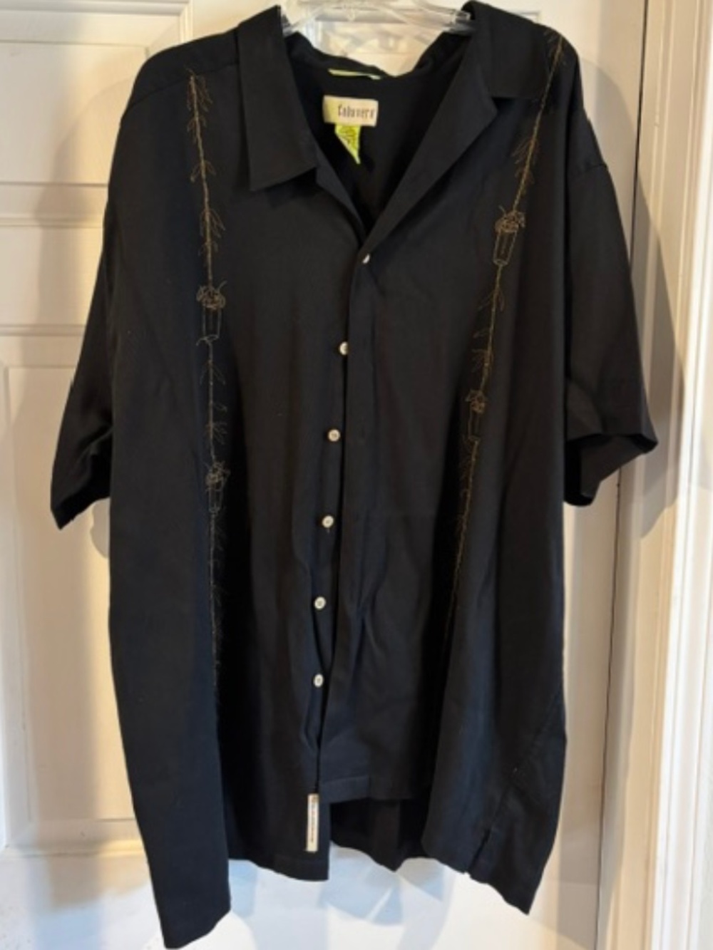 Cubavera Mens  Embroidered Hawaiin style shirt- SZ 2XL/T
